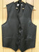 Black Groomsmen Dress Tuxedo Wedding Vest ~ Waistcoat ~ Waist coat & Tie set Buy 10 of same color Tie For $25 Each - Men's Neck Ties - Mens Dress Tie - Trendy Mens Ties mensusa