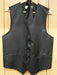 Black Groomsmen Dress Tuxedo Wedding Vest ~ Waistcoat ~ Waist coat & Tie set Buy 10 of same color Tie For $25 Each - Men's Neck Ties - Mens Dress Tie - Trendy Mens Ties mensusa