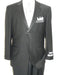 Black Tuxedo Soft Micro Fiber 2 Button Plain Front Pants mensusa