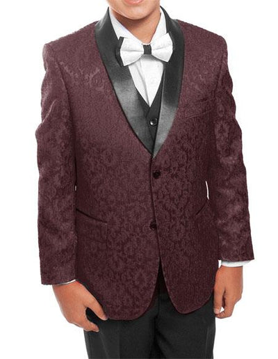 Boys Maroon Suits
