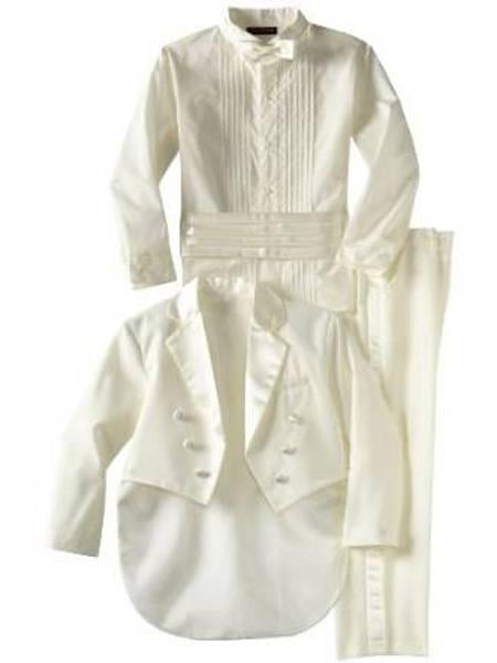 Baby Boys Off White Kids Sizes Tuxedo Suit Perfect for toddler Suit wedding attire outfits