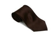 Brown 100% Silk Solid Necktie With Handkerchief Buy 10 of same color Tie For $25 Each-Men's Neck Ties - Mens Dress Tie - Trendy Mens Ties mensusa