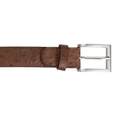 Brown Ostrich Quill Belt mensusa