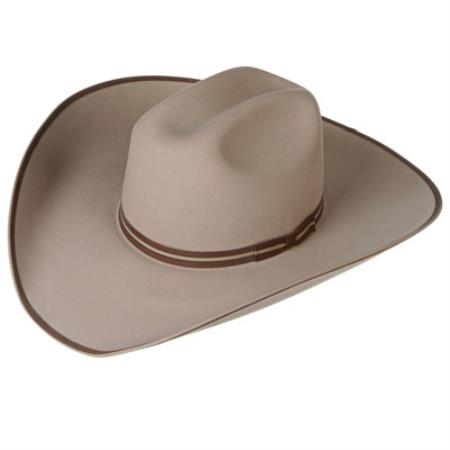4X Tejana Buck Felt Cowboy Hats Tan ~ Beige