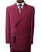 Burgundy ~ Maroon Suit ~ Wine Color Double Breasted Suits mensusa