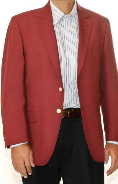 Burgundy ~ Maroon Suit ~ Wine Color Two Button Cheap Priced Unique Dress Blazer Jacket For Men Sale (Men + Women) mensusa
