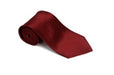 Burgundy ~ Maroon ~ Wine Color 100% Silk Solid Necktie With Handkerchief Buy 10 of same color Tie For $25 Each-Men's Neck Ties - Mens Dress Tie - Trendy Mens Ties mensusa