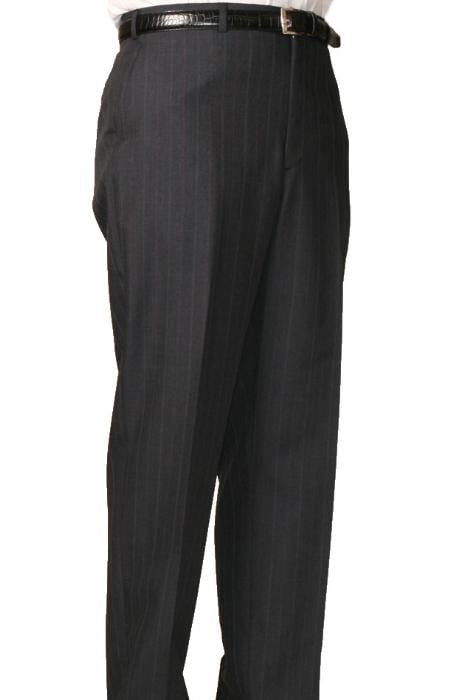 Navy Bond Flat Front Trouser main image 0