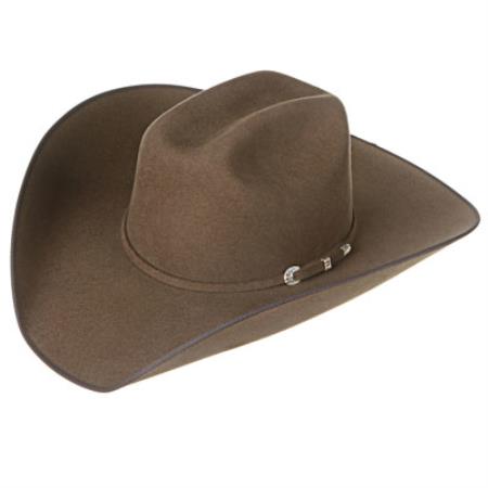 Tejana Canyon Walnut Felt Cowboy Hats