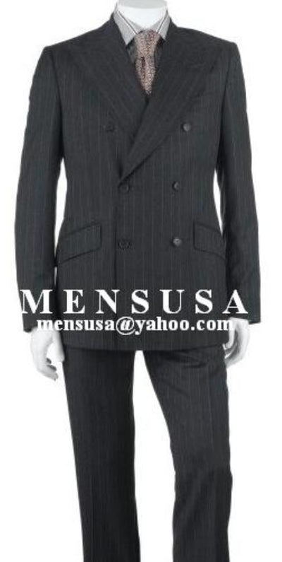 Charcoal Gray Pinstripe Suits