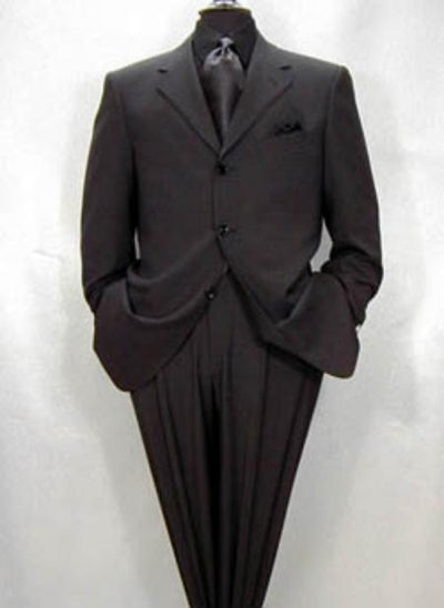 Charcoal Gray Super 150's 3B Premier Quality Italian Fabric Collection mensusa