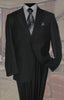 Charcoal Men's Wool Suit 2 Button 2pc Super 150's With Hand Pick Stitch Suit mensusa