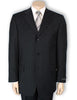 Cheap Priced Men's Dress Suit For Sale 2or3or4 Button Style normal Black Pinstripe Light Weight On Sale - mensusa