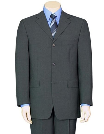 Cheap Priced Men's Dress Suit For Sale Mid Gray Pure Rayon Viscose (SUPER 100) Available in 2 or 3 Buttons Style Regular Classic Cut All Colors - mensusa