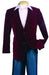 Cheap Priced Online Men's Fashion Sport Coat Wine Color Velvet Fabric Men's blazer Jacket mensusa