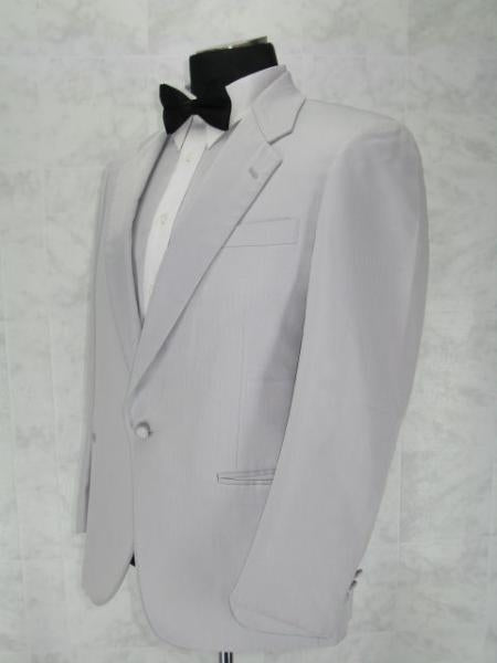 Cheap Priced Online White 1 Button jacket 100% Microfiber mensusa