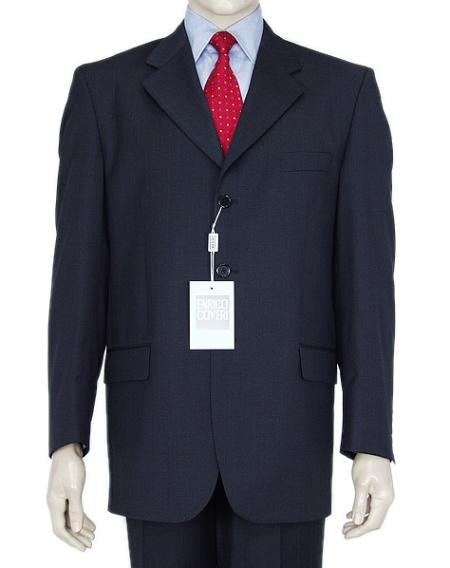 Men's 2 ButtonTwo-Piece Classic Fit Blue Cheap Priced Business Suits Clearance Sale main image 0