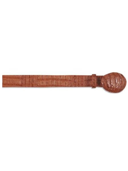 Los Altos Cognac All-Over Genuine Crocodile ~ World Best Alligator ~ Gator Skin Cinturon De Cocodrilo