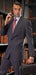 Cut Style Jacket & Pants CLASSIC SLIM FIT 2 PIECE 2 BUTTON DARK NAVY Men's SUIT Pick Stitched 100% Super 150'S Wool mensusa