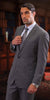 Cut Style Jacket & Pants CLASSIC SLIM FIT 2 PIECE 2 BUTTON Men's SUIT Pick Stitched 100% Super 150'S Dark Gray mensusa