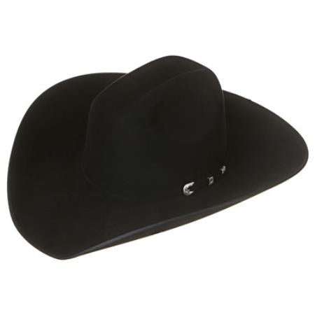 Tejana Classic Black Felt Cowboy Hats