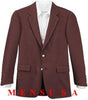Dark Burgundy ~ Maroon Blazer~ Wine Color Designer Casual Cheap Priced Fashion Men's Wholesale Blazer Dress Jacket 2 Button Front 4 on Sleeves Fully Lined Metal Button (Men + Women) mensusa