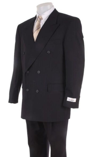 Double Breasted Suit Rayon Fabric Pleated Pants Comes in Many Colors - mensusa