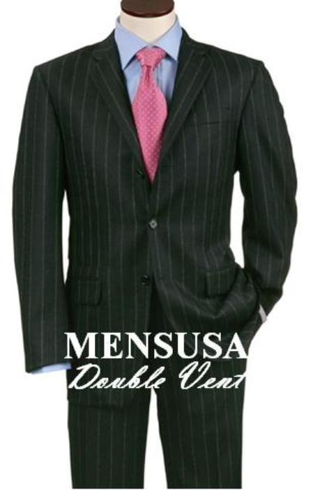 Dark Charcoal Multi Pinstripe Business Cheap Priced Business Suits Clearance Sale Super 120'S Wool Available In 2 Or 3 Buttons Style Regular Classic Cut Non Back Vent Coat Style