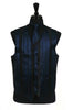 Dress Tuxedo Wedding Vest/Tie/Bowtie Sets (Navy Blue-Black Combination) Buy 10 of same color Tie For $25 Each - Men's Neck Ties - Mens Dress Tie - Trendy Mens Ties mensusa