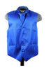 Dress Tuxedo Wedding Vest ~ Waistcoat ~ Waist coat Tie Set Blue Buy 10 of same color Tie For $25 Each - Men's Neck Ties - Mens Dress Tie - Trendy Mens Ties mensusa