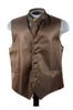 Dress Tuxedo Wedding Vest ~ Waistcoat ~ Waist coat Tie Set Brown Buy 10 of same color Tie For $25 Each - Men's Neck Ties - Mens Dress Tie - Trendy Mens Ties mensusa