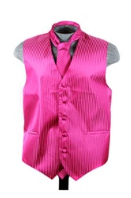 Dress Tuxedo Wedding Vest ~ Waistcoat ~ Waist coat Tie Set Red Violet Buy 10 of same color Tie For $25 Each - Men's Neck Ties - Mens Dress Tie - Trendy Mens Ties mensusa