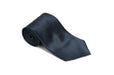Ebony 100% Silk Solid Necktie With Handkerchief Buy 10 of same color Tie For $25 Each-Men's Neck Ties - Mens Dress Tie - Trendy Mens Ties mensusa