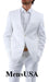 Elegant Two Button Side Vented Snow White Suits For Men Authentic Now On Sale mensusa