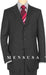 Extra Long Charcoal Gray Suits XL Available in 2 Button Style Only for tall men Vented - Color: Dark Grey Suit mensusa