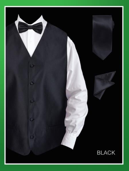 Men's Pink Tuxedo Four-piece Dress Tuxedo Wedding Vest ~ Waistcoat ~ Waist coat Set