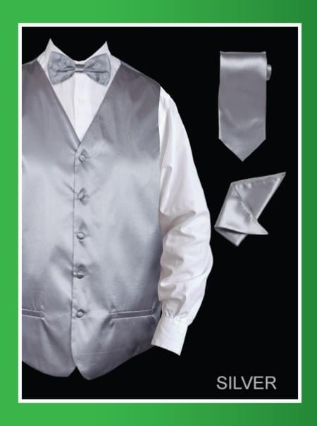 Men's Black V-Neck Tailored 5 Buttons Down Dress Tuxedo Wedding Vest ~ Waistcoat ~ Waist coat