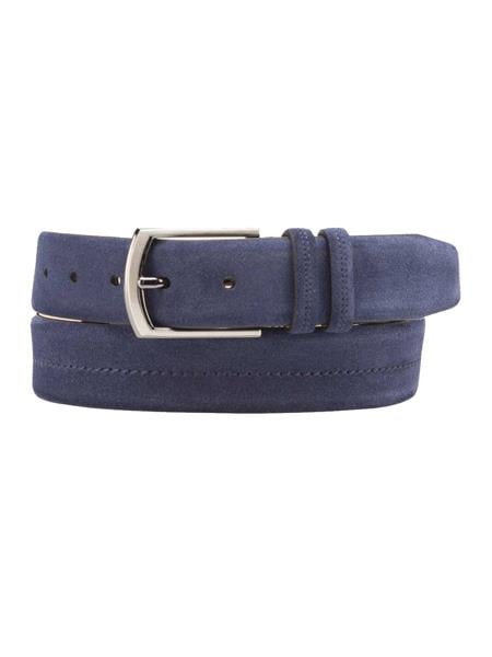 Mezlan Belts Brand Men's Genuine Suede Khaki Skin Belt