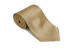 Gold 100% Silk Solid Necktie With Handkerchief Buy 10 of same color Tie For $25 Each-Men's Neck Ties - Mens Dress Tie - Trendy Mens Ties mensusa
