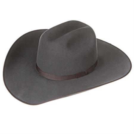 Granite Felt Cowboy Hats Grey Gray