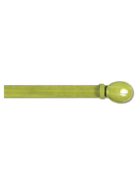 Los Altos lime mint Green All-Over Genuine Eel Belt