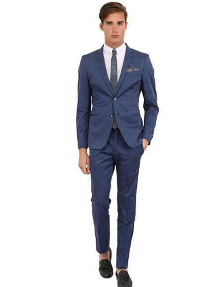 Men Blue Wedding Suit