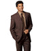 Groomsmen Suits Super 140 rayon fabric Two ~ 2 buttons Stripe Flat Front Pants Regular Fit side2 Piece Suits - Two piece Business suits - mensusa