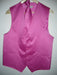 HOT Pink Tuxedo ( FUESHA ) DRESS TUXEDO WEDDING Vest ~ Waistcoat ~ Waist coat & TIE SET Buy 10 of same color Tie For $25 Each - Men's Neck Ties - Mens Dress Tie - Trendy Mens Ties mensusa
