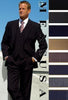 High Quality 2 Button Solid Colors Vested Men's Suits Comes in 5 Colors 3 ~ Three Piece Suit mensusa