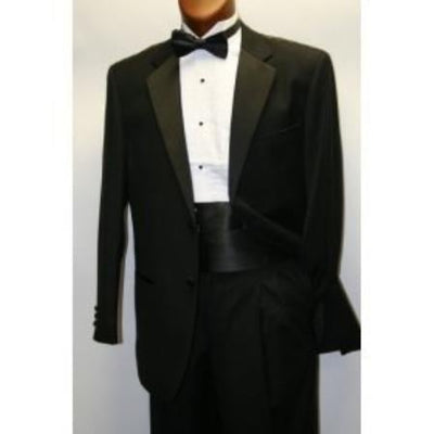 High Quality 2-Button Super 120's rayon Side Vented Tuxedo + Shirt + Bow Tie + Any Color of your Choice CUMMERBUNDSand Bowtie Set mensusa