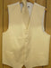 IVORY GROOMSMEN DRESS TUXEDO WEDDING Vest ~ Waistcoat ~ Waist coat & TIE SET Buy 10 of same color Tie For $25 Each - Men's Neck Ties - Mens Dress Tie - Trendy Mens Ties mensusa
