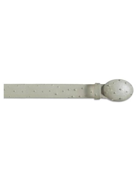 Men's White Gator Skin Print (Imitation) White Western Style Belt main image 0
