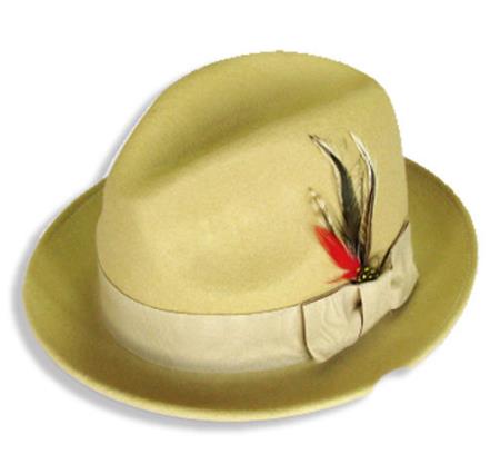 New Men's 100% Wool Fedora Trilby Mobster Mens Dress Hats