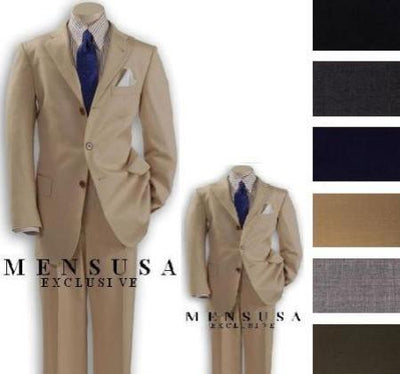 Khaki Super fine Kids Sizes 2 or 3 Buttons Suit Perfect for toddler Suit wedding attire outfits/ 1 Men + 1 Boy MATCHING SET FOR BOTH FATHER AND SON mensusa